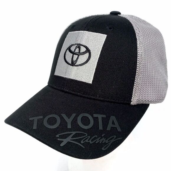 Toyota Racing TRD Embroidered Logo Adjustable Strapback Mesh Trucker Cap Hat - Picture 1 of 9